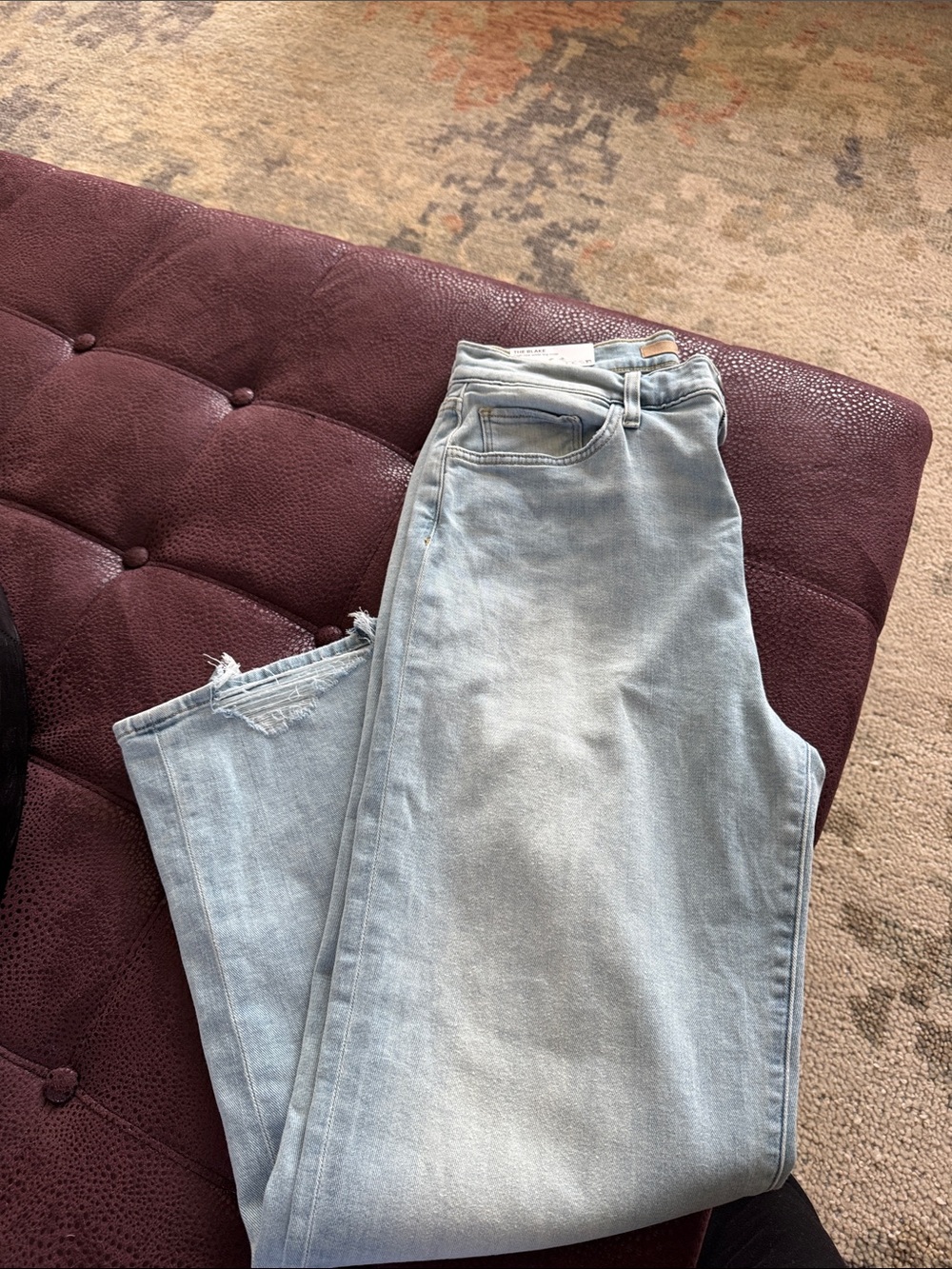Joe's Jeans Light Wash Straight Leg Jeans